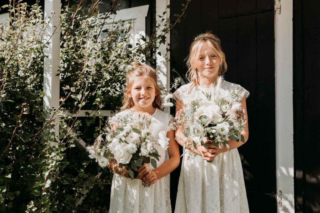 Flower Girls at Wedding, Båven Country Lodge