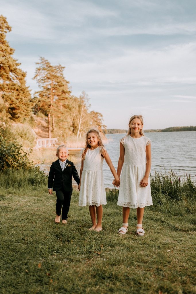Kids at Wedding, Båven Country Lodge, Sweden