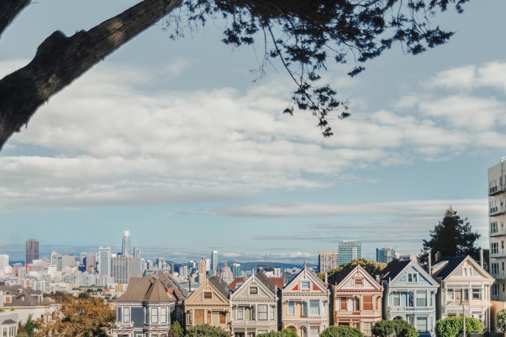 The Painted Ladies in San Francisco, USA