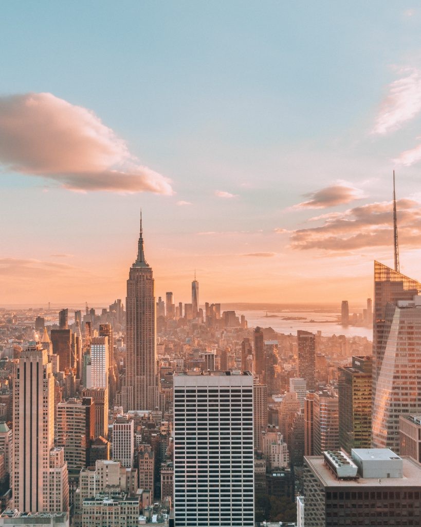 Sunset from Top of the Rock, New York, USA