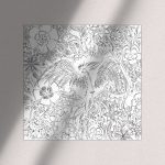 Phoenix - Coloring Book Illustration for Personlig Almanacka