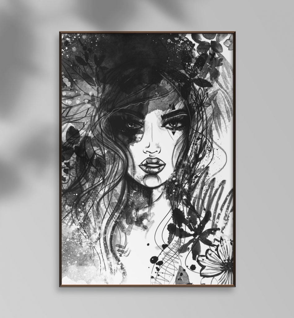Digital Boho Portrait